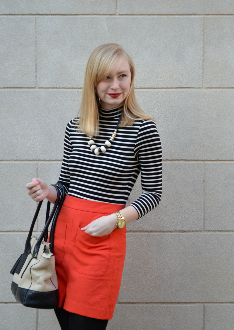 Styling a Red Skirt | Organized Mess