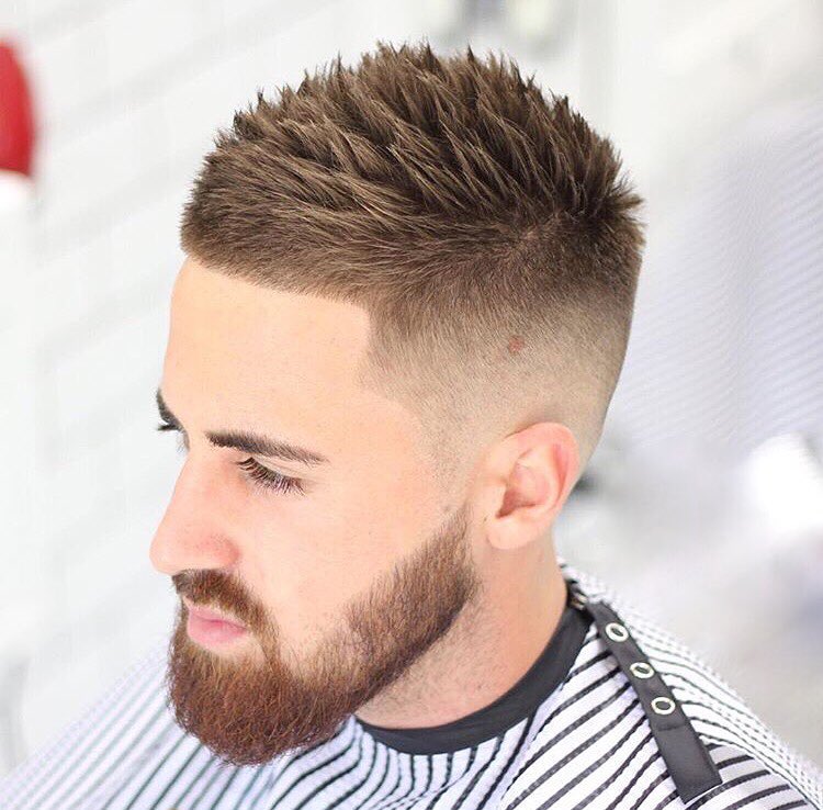 cabelo liso com textura masculino