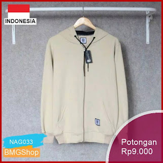 NAG033 Jaket Baster Cold Zipper Hoodie Polos Murah Bmgshop