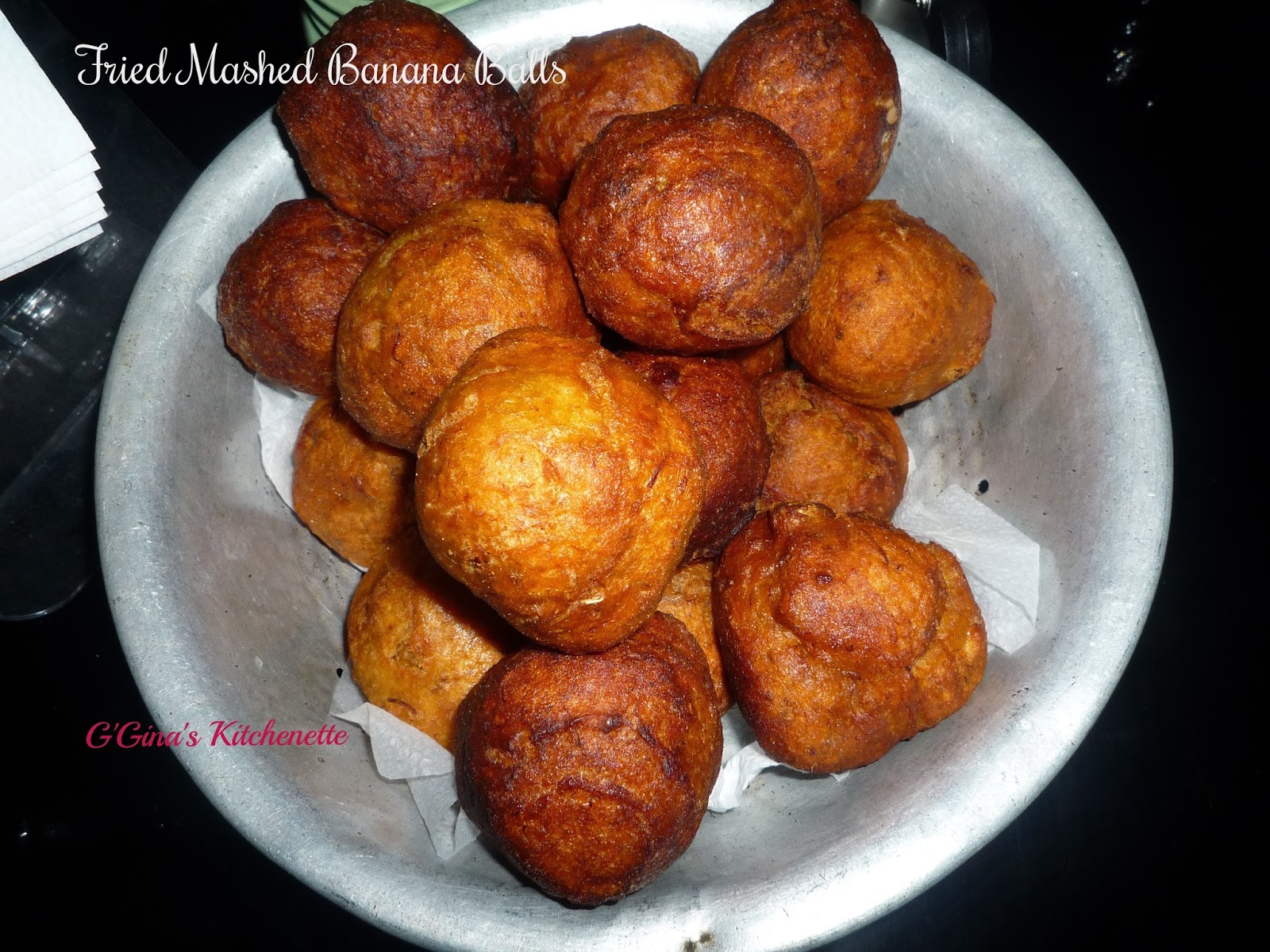 G'Gina's Pazham Bonda Fried Mashed Banana balls