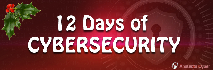 Analecta's twelve days of cybersecurity banner