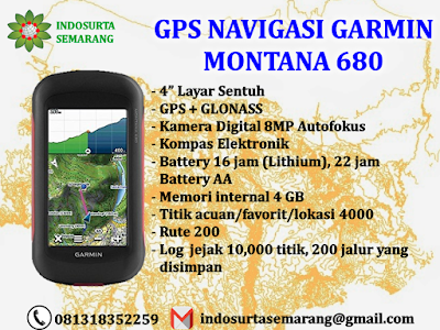 Jual GPSMap Garmin Montana 680 di Semarang Jual GPSMap Garmin Montana 680 di Semarang