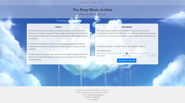 Descarga hasta 600 GB de musica pony