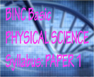 BINC Basic PHYSICAL SCIENCE Syllabus