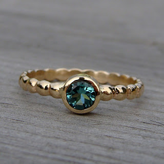 blue tourmaline ring