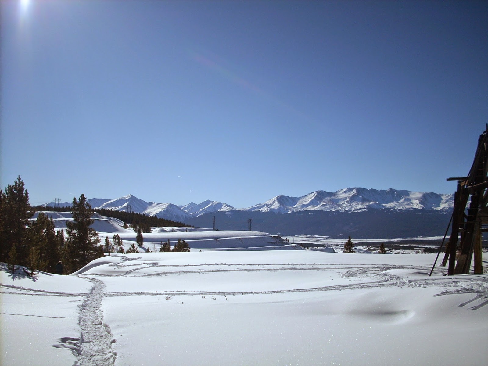 Explore Colorado Snowshoeing the Leadville Mineral Belt Trail Snow
