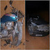 Colisão envolvendo moto e carro no município de Serrolândia