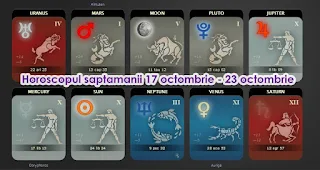Horoscop 17 23 octombrie Fecioara, Scorpion, Sagetator, Capricorn, Varsator, Pesti