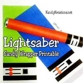 Print these Lightsabers candy wrapper printables out for your next Star Wars party.  Your Sweet Tart candies will turn into the best treats in this galaxy and every other one.