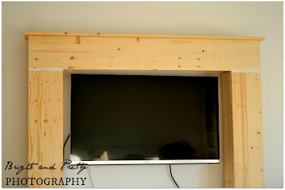 Bright and Pretty: Selbstgebaute Kaminkonsole