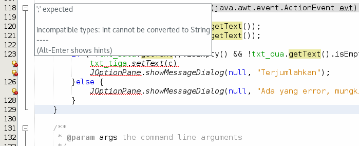Error class expected java. Expression expected java.