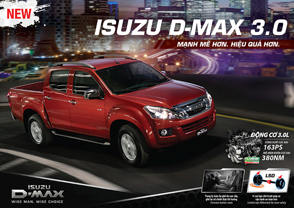 Isuzu Dmax chỉ được trang bị 2 túi khí cho tất cả các phiên bản Isuzu Dmax chỉ được trang bị 2 túi khí cho tất cả các phiên bản