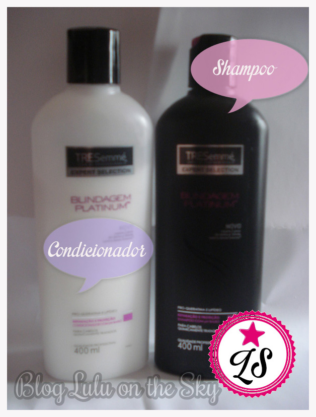 Shampoo e Condicionador TRESemmé®  Blindagem Platinum - blog luluonthesky