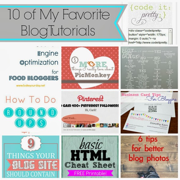Whatcha Makin' Now?: 10 of My Favorite Blog Tutorials