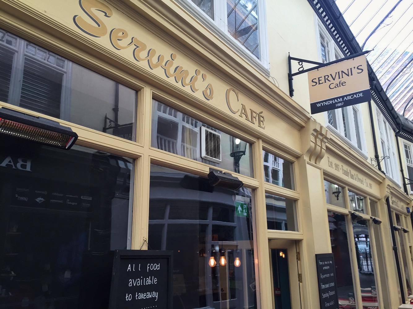 Cardiff Brunch Club Servini's Cafe, Cardiff
