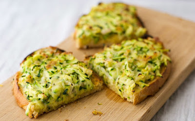 http://estherschultz.com/2015/12/26/zucchini-cheese-on-toast/