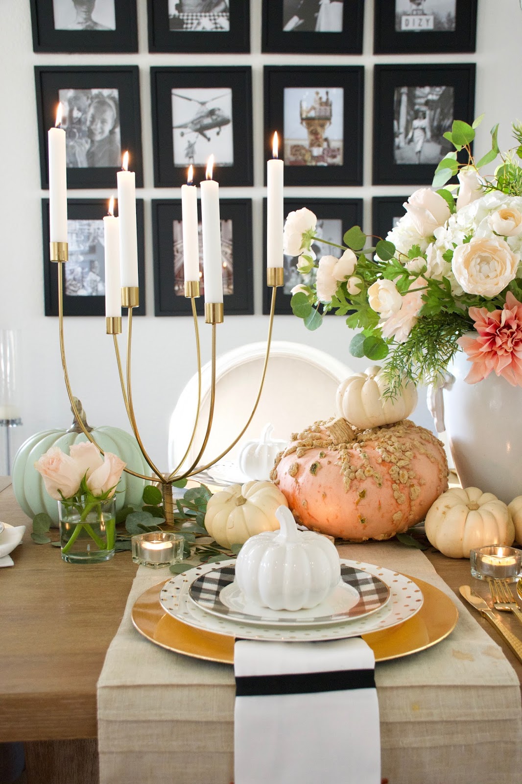 Home and Fabulous: GLAMOROUS THANKSGIVING DINNER TABLE