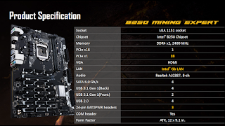 ASUS B250 Mining Expert board: support for 19 x GPUs