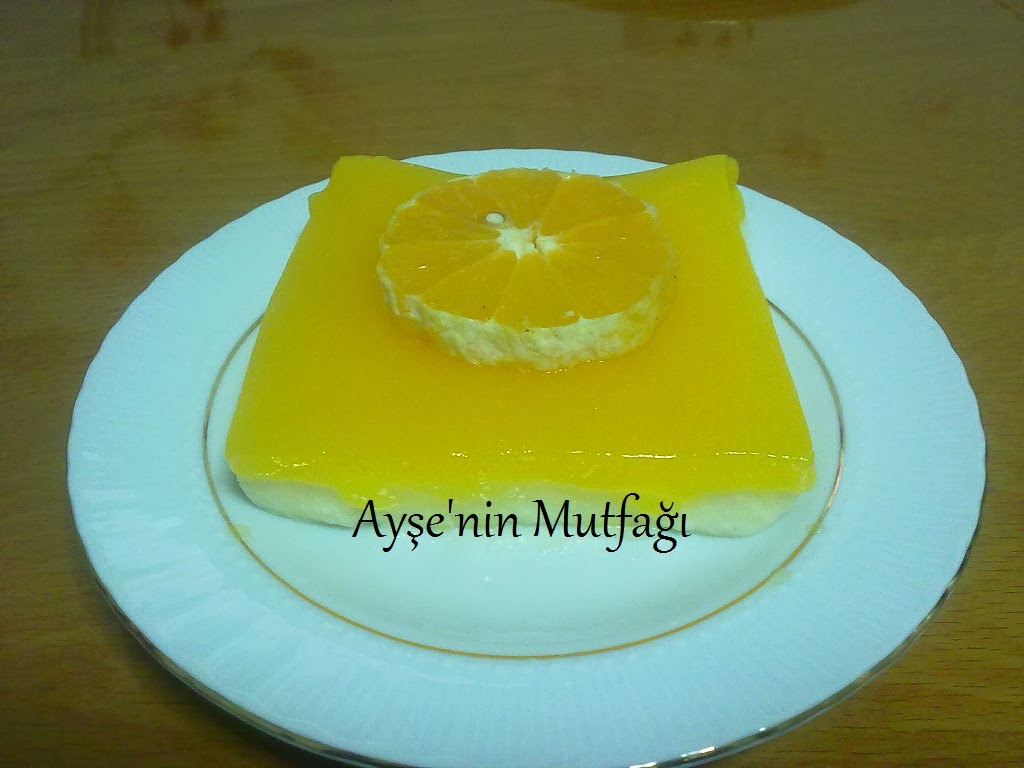 Portakal muhallebili sutlu tatlı tarifi