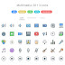 أيقونات مجانية | Pioneer Icons Free Demo Pack