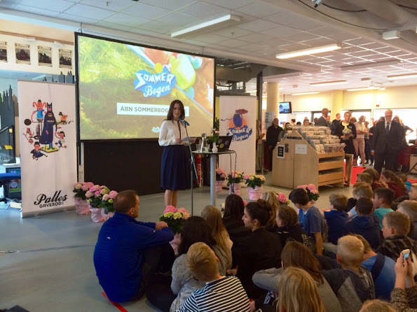 Crown Princess Mary attended the opening of the Danish children's libraries common reading campaign Sommerbogen (The Summer Book 2015) 