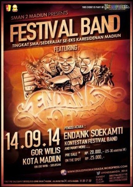 Jadwal Gigs Endank Soekamti September 2014 | Zona Kamtis Family