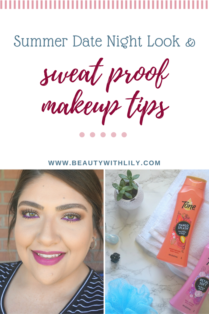 Summer Date Night Routine & Sweat Proof Makeup Look & Tips // Beauty With Lily, A West Texas Beauty, Fashion & Lifestyle Blog