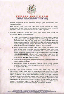 Kupas Amalillah Uang Yayasan Amalillah Bukan Lagi Isu Semata