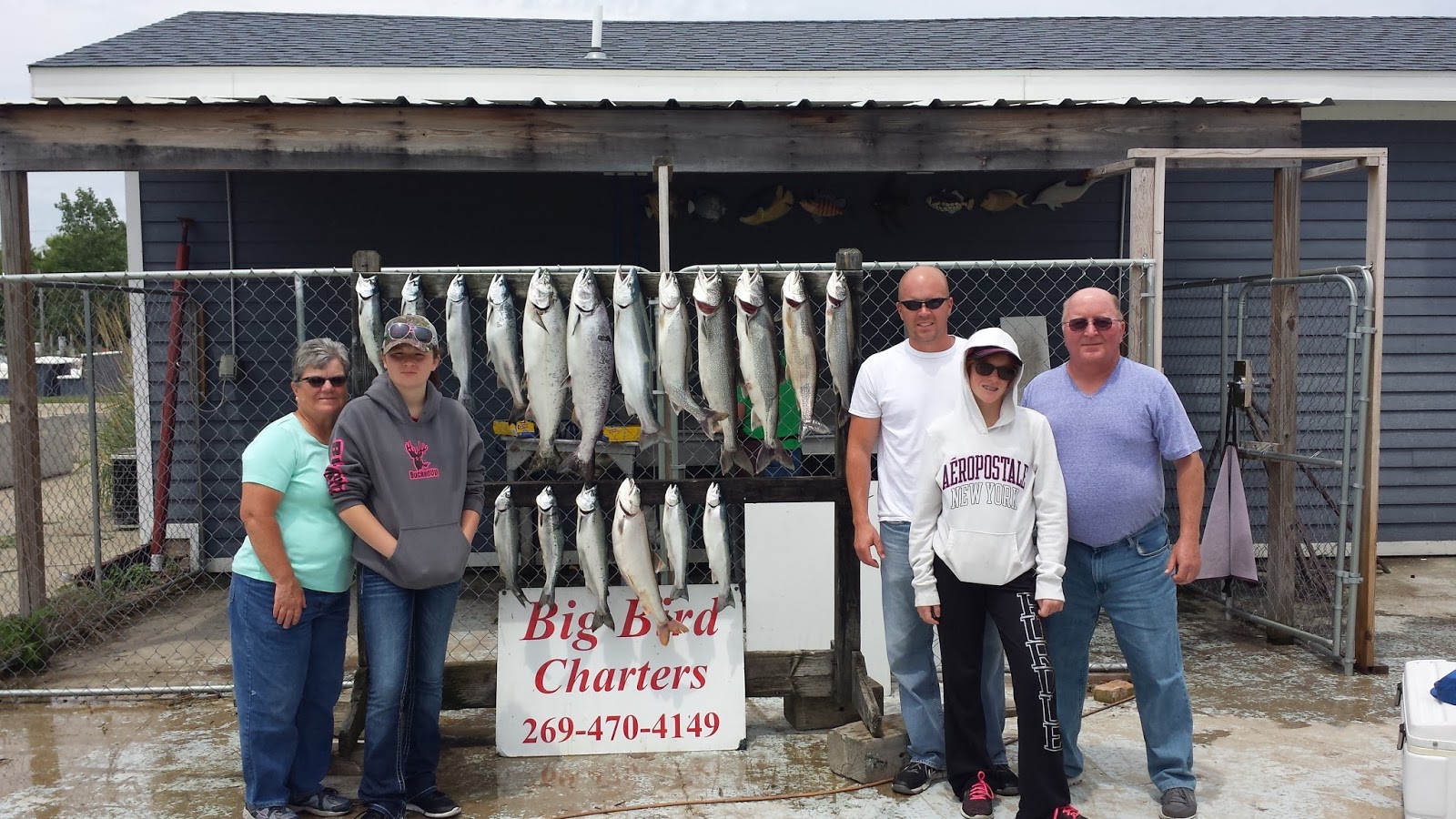 Lake Michigan Salmon Fishing News from Big Bird Charters 07/22/15 BIG