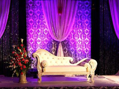 Utiliza el damasco para el backdrop de tu boda - Foto: Pinterest Utiliza el damasco para el backdrop de tu boda - Foto: Pinterest
