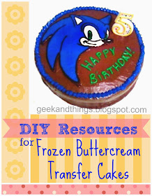 DIY frozen buttercream Transfer FBCT Cakes