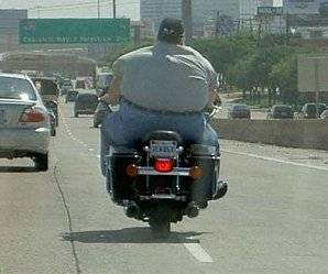 Foto Orang Gendut Naik Motor | coba-liat