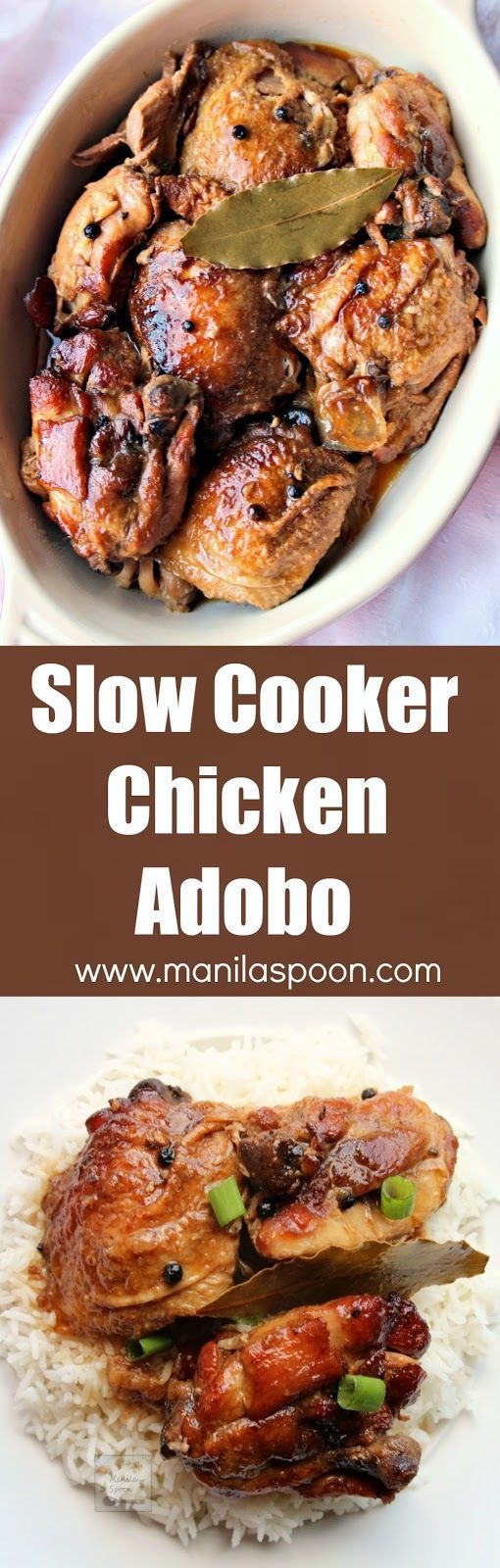 Slow Cooker Chicken Adobo