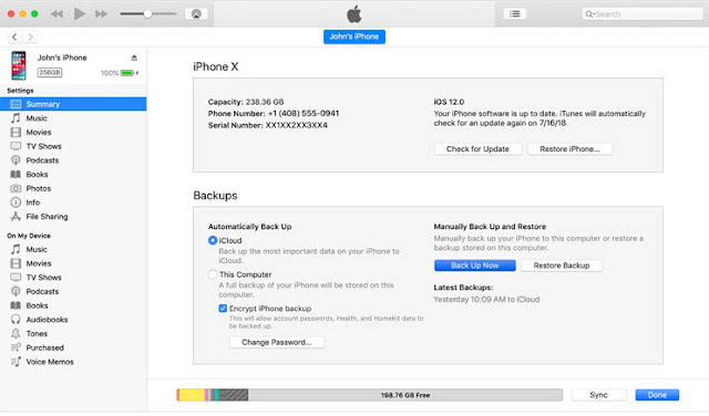 Cara Backup Data iPhone Dengan iTunes