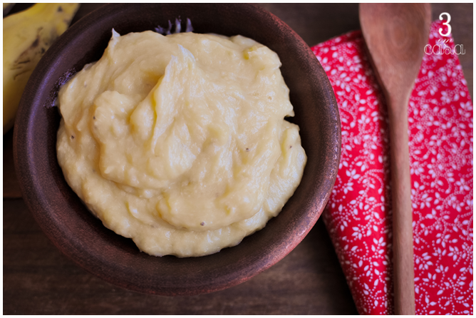 purê banana prata como fazer