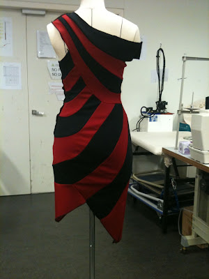 Actual dress back view