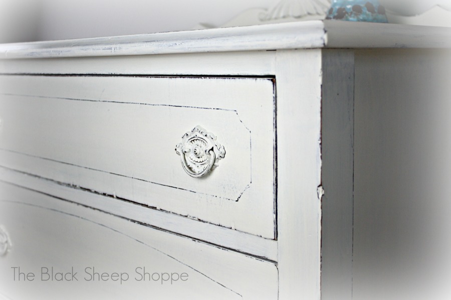 Light distressing applied to edges. Light distressing applied to edges.