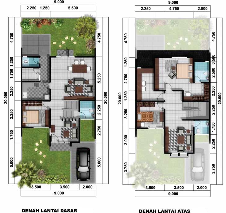 Denah Rumah Minimalis Denah Rumah Minimalis