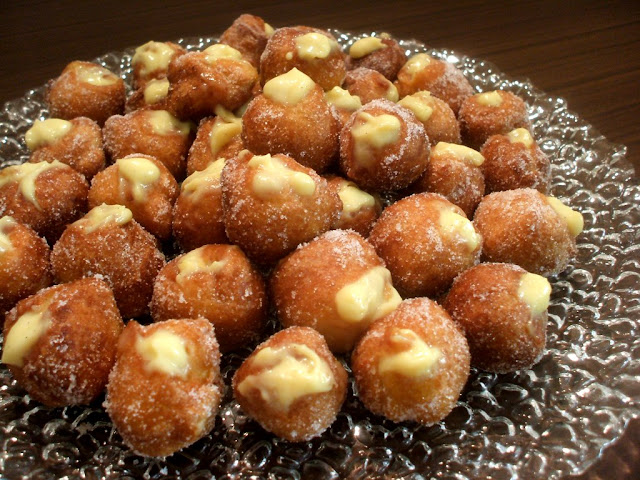 Castagnole alla crema