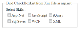 read and bind asp.net checkboxlist from xml file
