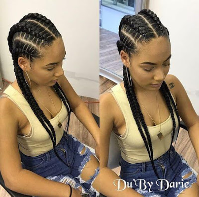 ✘ 31+ Trendy Cornrows Braids Hairstyles For Black Women To Copy In 2020 Cornrows Braided hairstyles are a trendy style for the African American women community ✘ 31+ Trendy Cornrows Braids Hairstyles For Black Women To Copy In 2020