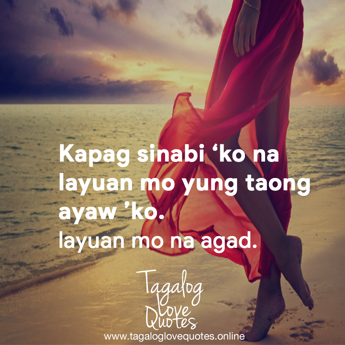 Kapag sinabi 'ko na layuan mo