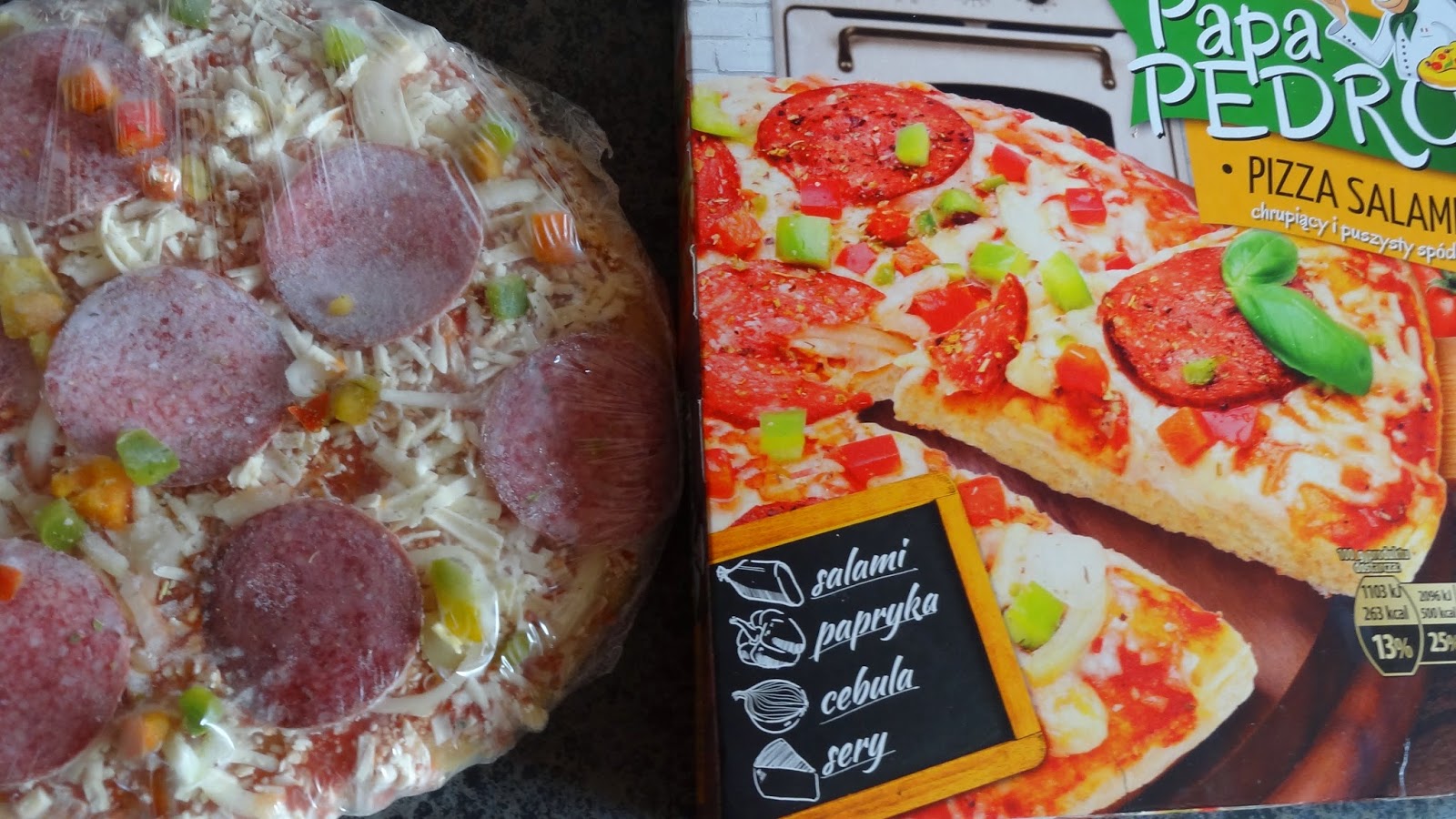 JemyTestujemy Wielki test żywności Papa Pedro Salami Pizza