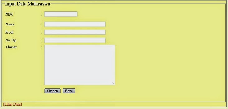 Input data. Input data