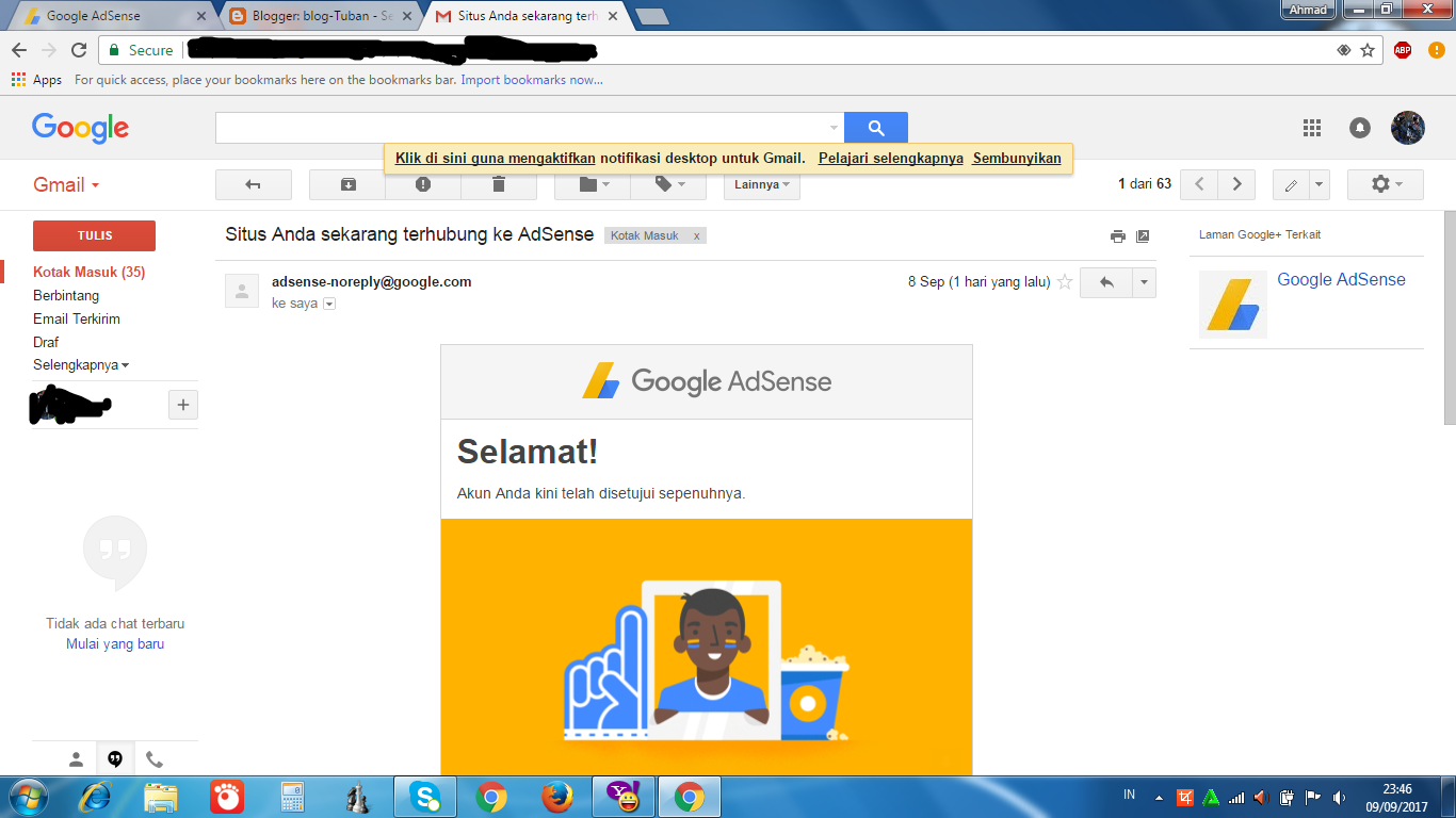 apa sama paypal dengan google adsense