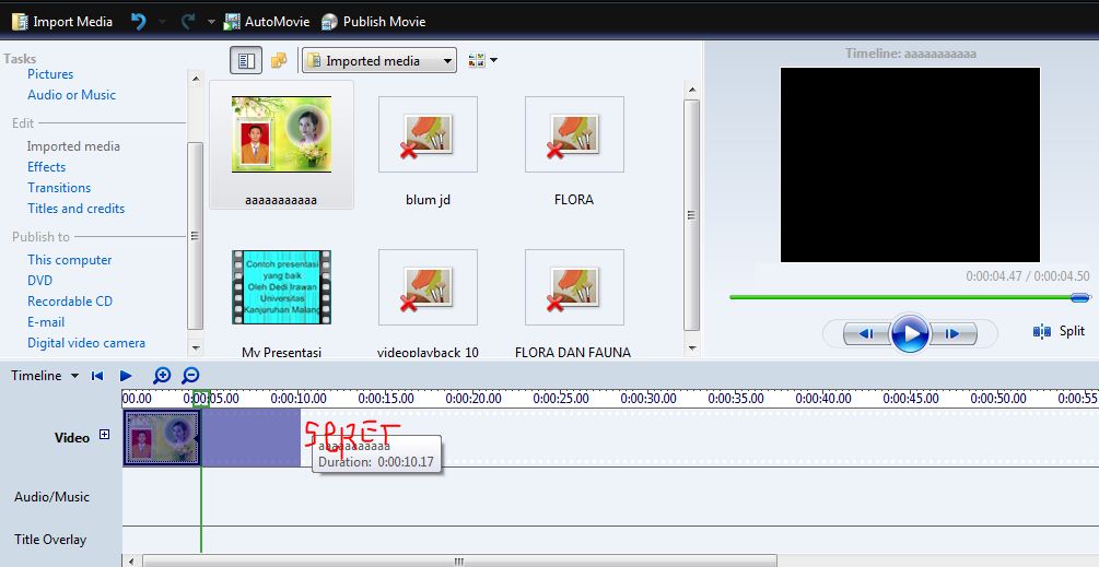 Cara membuat Video dengan Windows Movie Maker GEOGRAFI