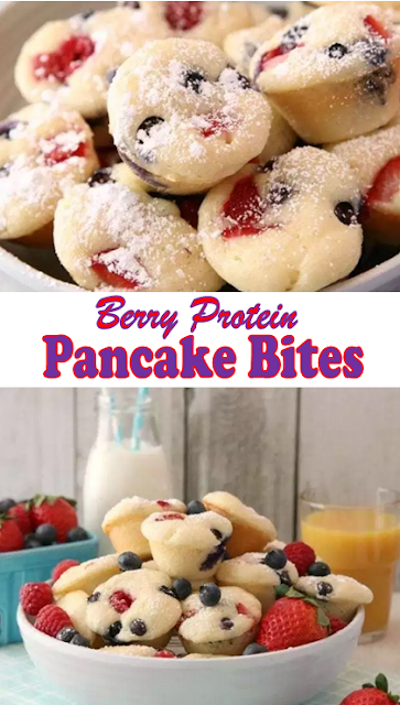 Berry Protein Pancake Bites Recipe Berry Protein Pancake Bites Recipe
