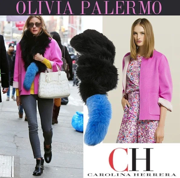CAROLINA HERRERA jacket, we saw that jacket before on the style icon of New York high society, Olivia Palermo.