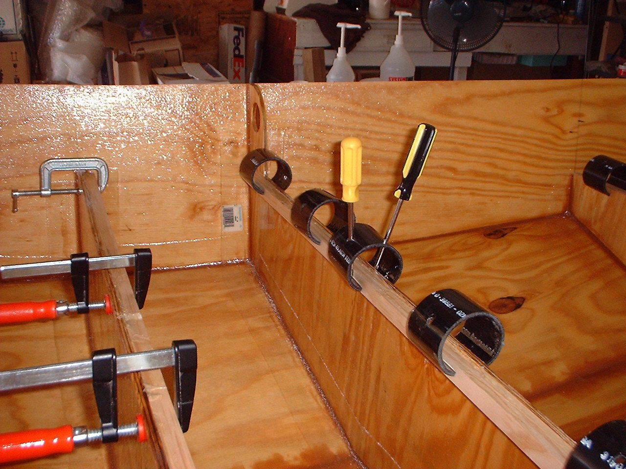 The Angler's Culvert More on building a fly fishing pram...