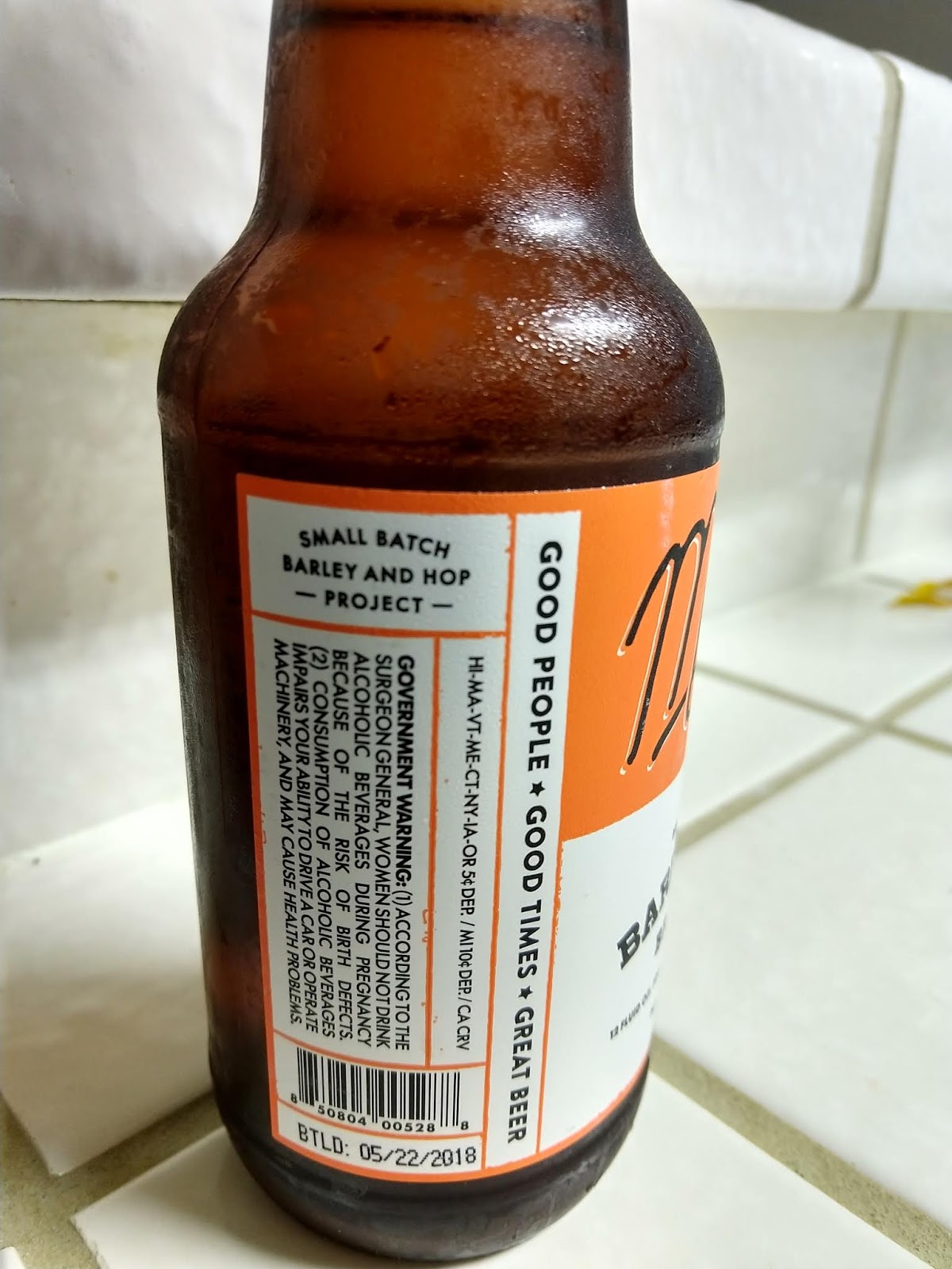 BarrelHouse Mango IPA AoM Beer et al.